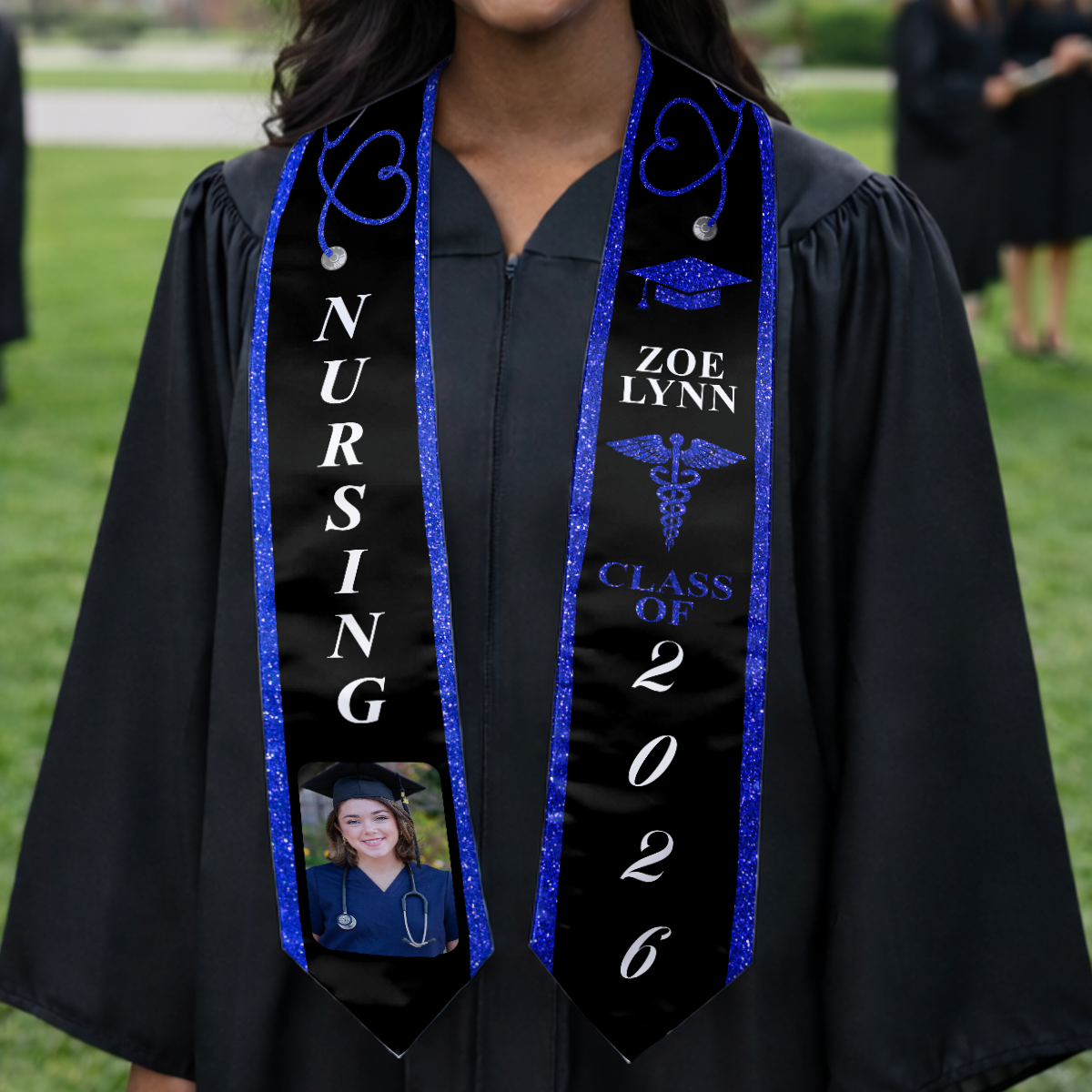 Customized Nursing Sash, Nursing Graduation Stole