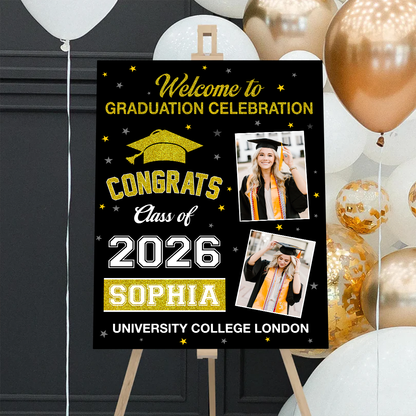 Personalized Graduation Welcome Sign Party