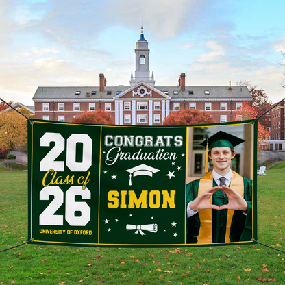 Diamond Graduation Banner - Class of 2026 Banner