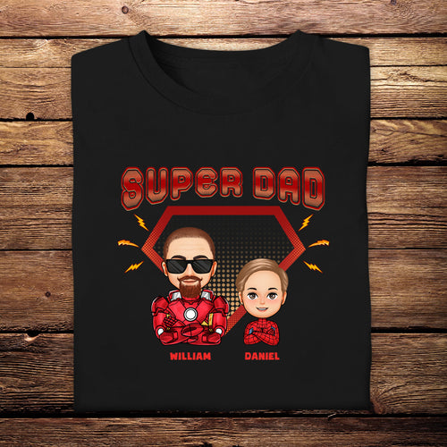 Super Dad Cool Man & Kids - Personalized Apparel - Gift For Father , Grandpa, Father's Day 3_440f5562-4ca6-4904-9afe-b2c5bd0dbca0.jpg