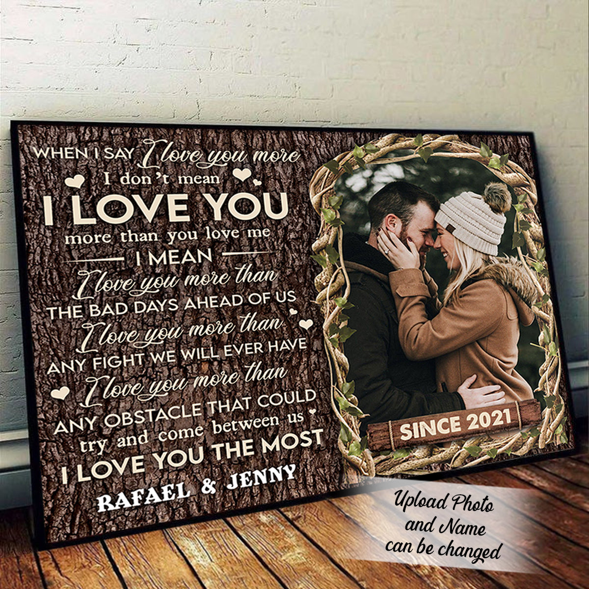 When I Say I Love You More Canvas - Gift For Couple 3_5.jpg