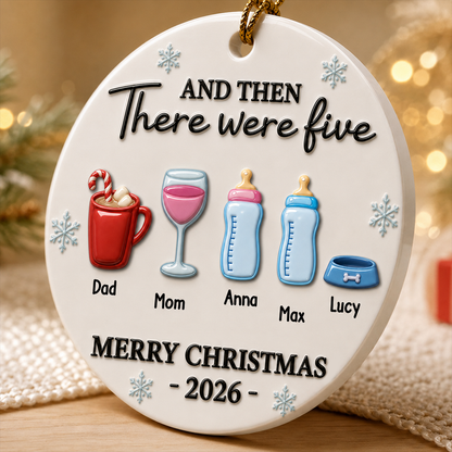 There Were Four - Real 3D Raised Ornament