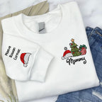 Personalized Grandma Embroidered Sweatshirt, Custom Christmas Nana Sweatshirt and Grandkids Names On Sleeve, Christmas Gift for Mom, Nana 3_5ca83020-0686-4fc5-a6ba-01925bd91251.jpg