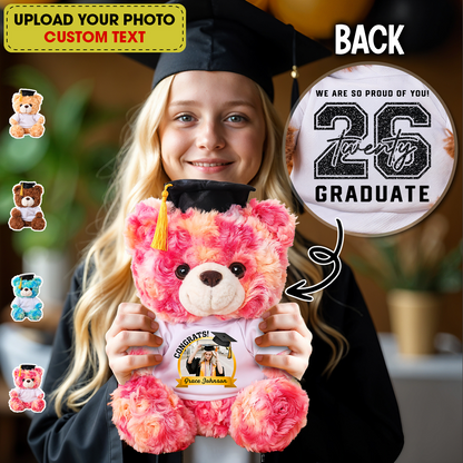 Congrats Personalized Graduation Teddy Bear