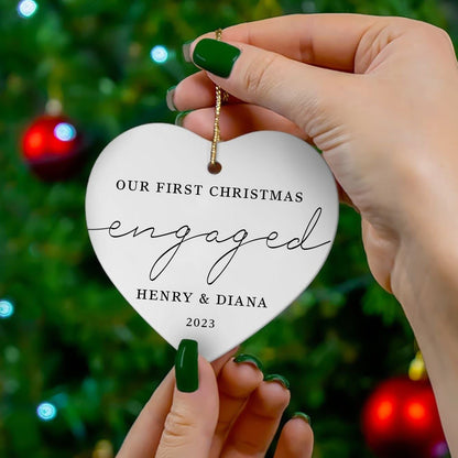 Our First Christmas Engaged - Personalized Ornament - Christmas Gift 3_7b9b4732-8a42-462a-8cdc-c0cc7034ebca.jpg