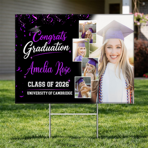 Graduation Party Yard Sign - Class of 2026 Lawn Sign