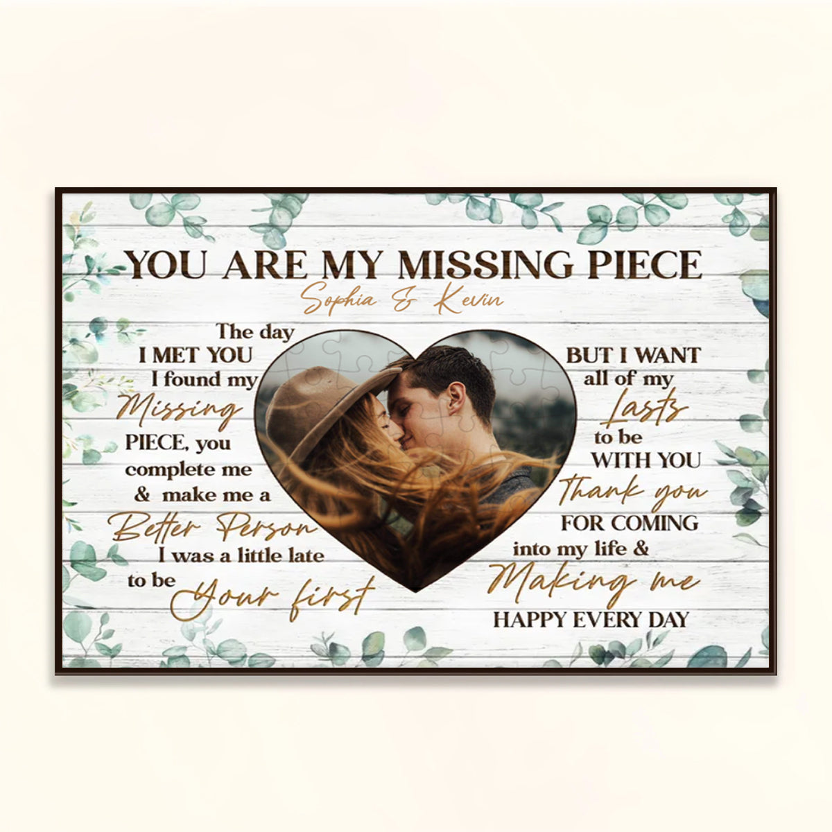 You Are My Missing Piece Couple Custom Photo Personalized Poster-Canvas Gift For Couple 3_8.jpg
