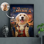 250th America - Pet's Portrait Canvas Poster