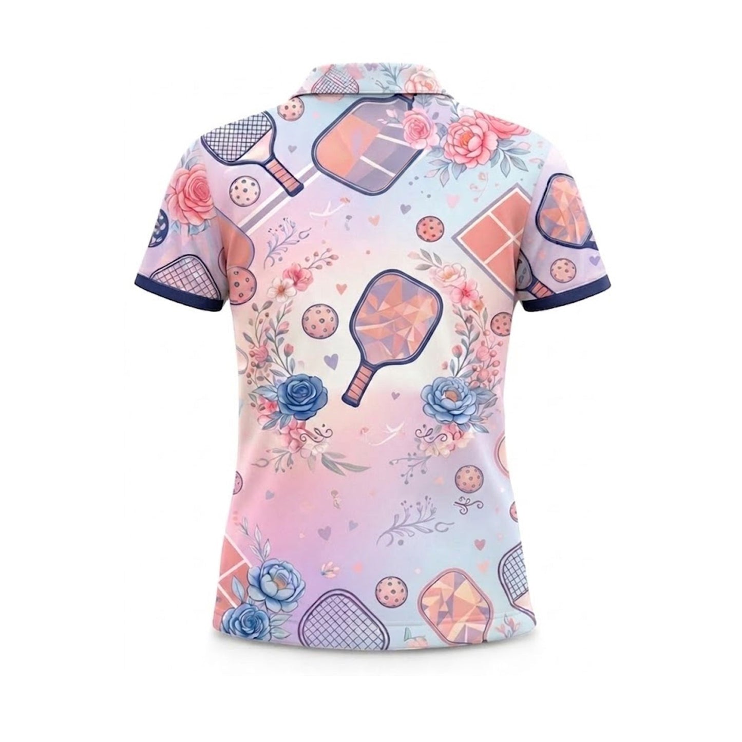 Best Pickleball Mom Ever Polo Shirt for Women