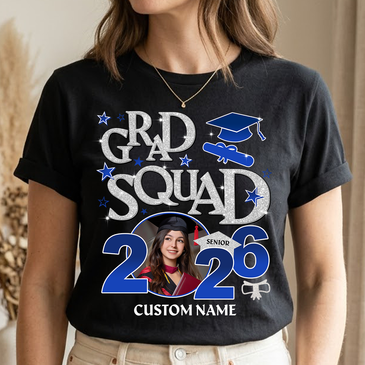 Custom Graduation T-shirt - Congratulations Class of 2026 T-shirt