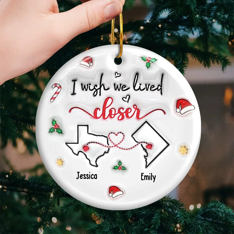 Long Distance Friends - Personalized 3D Inflated Effect Printed Ornament - Christmas For Friends, Besties, Family 3_94c5ccd8-1b00-4fba-9815-c4d864235b34.jpg