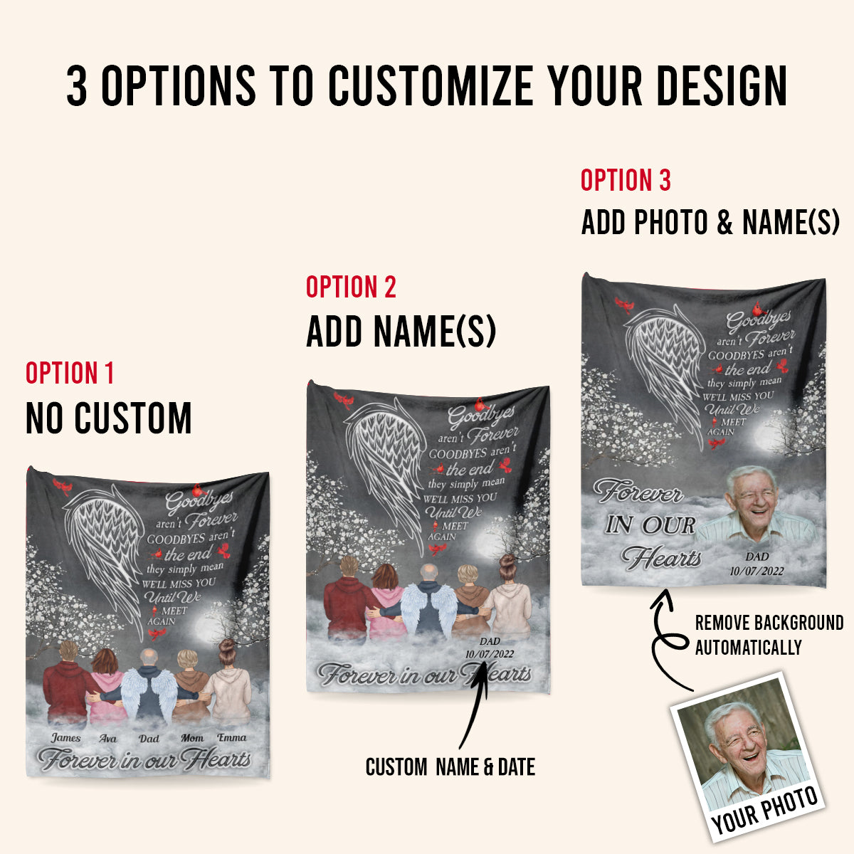 Until We Meet Again Christmas Family - Personalized Blanket - Christmas, Memorial Gift For Family 3_9b00d01f-eb48-4da4-871f-709615f9bd1b.jpg