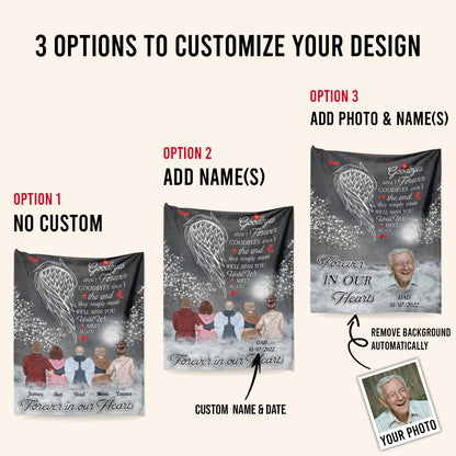 Until We Meet Again Christmas Family - Personalized Blanket - Christmas, Memorial Gift For Family 3_9b00d01f-eb48-4da4-871f-709615f9bd1b.jpg