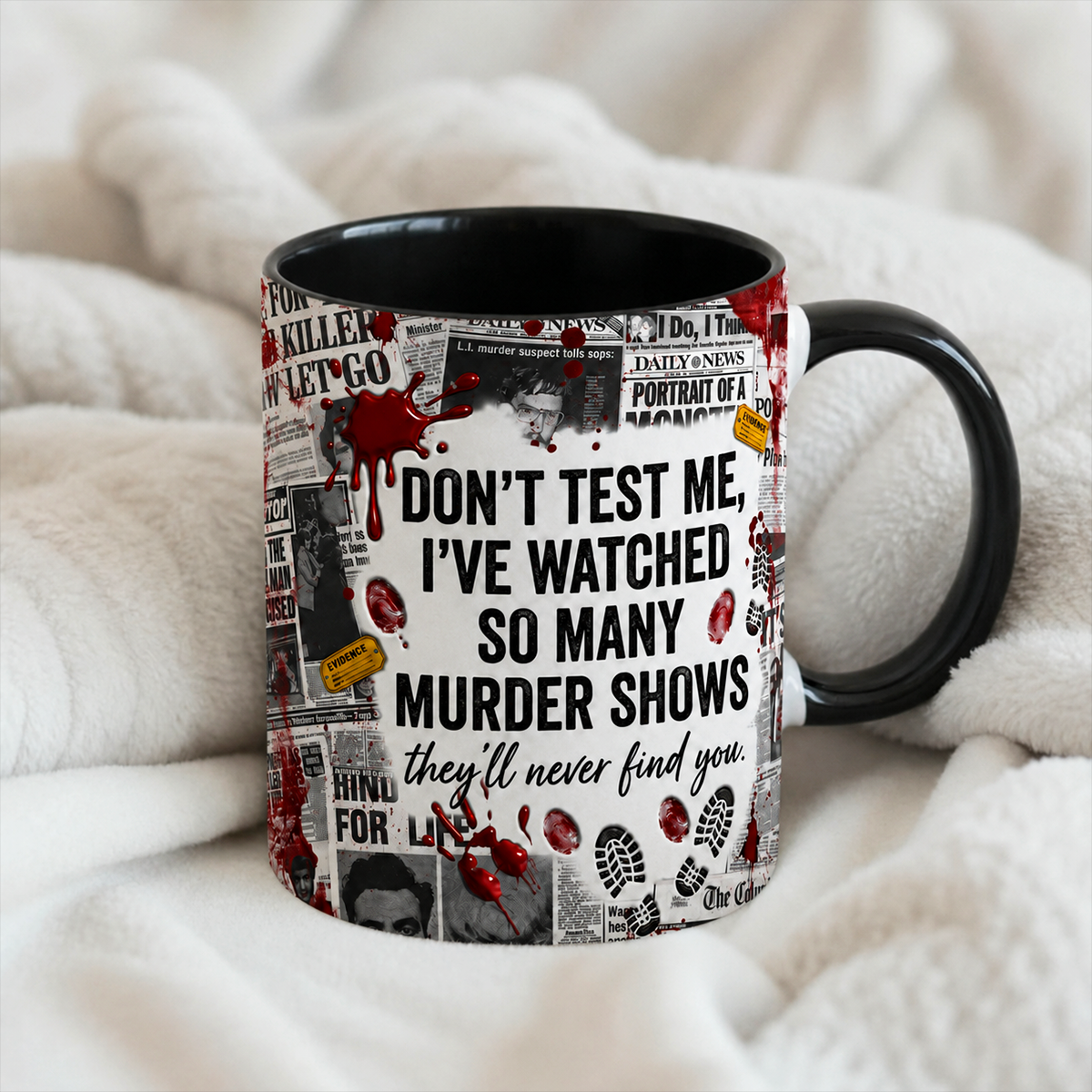 Sip Coffee, Solve Murders Coffee Accent Mug - Personalized Gifts