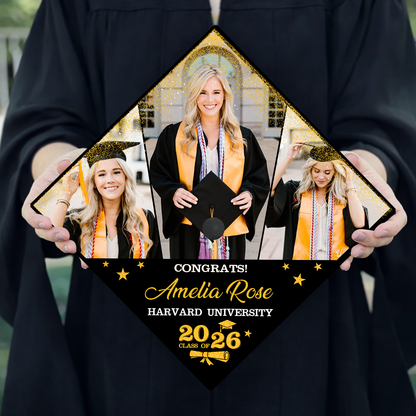 Custom Graduation Cap Topper - Decorations For Grad Cap