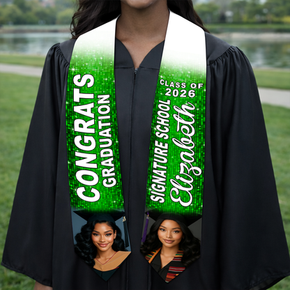 Custom Name Graduation Gift Stoles - Personalized Stoles