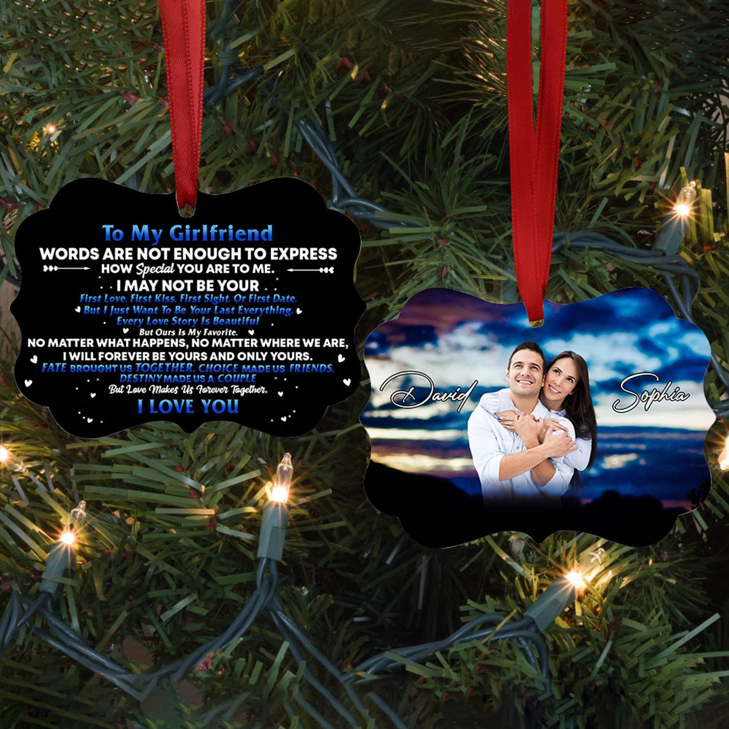 Words Are Not Enough To Express How Special You Are To Me - Personalized Ornament - Gift For Girlfriend 3_ac594762-1ecc-40ab-997d-006a0edc03db.jpg