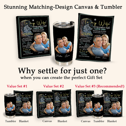 Customize Blanket With Pictures - To My Wife How Much You Mean To Me - Husband To Wife, Mother's Day Gift For Wife 3_aeb13345-f0c2-435f-98b7-7b7fe938c7b3.png