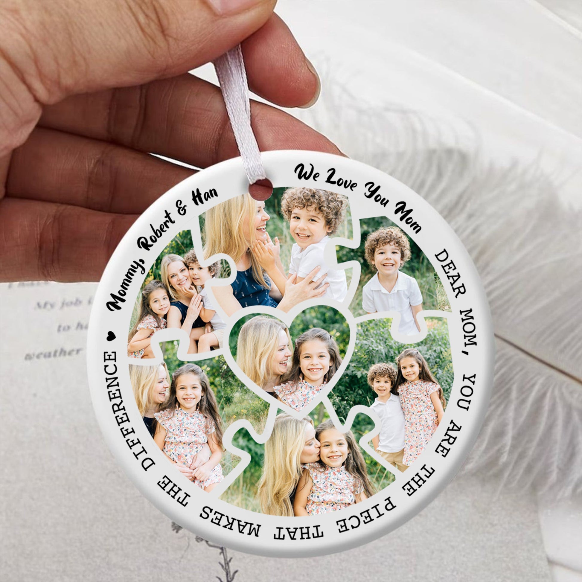 Mom, You Are The Piece That Makes Difference - Personalized Ornament - Gift For Mother 3_aef76a1e-5801-4e51-b35b-f4a4694cb7c3.jpg