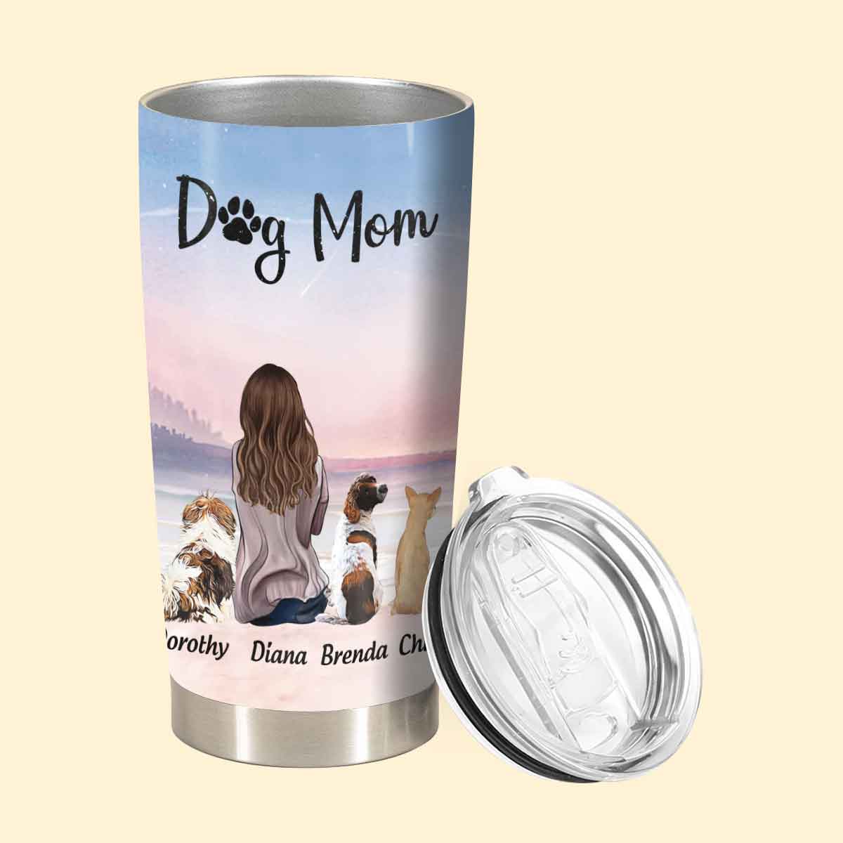 Angel Dog A Girl And Her Dogs A Bond Can't Be Broken - Personalized Tumbler - Birthday Mother's Day Gifts For Dog Mom 3_b20e7594-ea85-44bc-8047-3cf878c66707.jpg