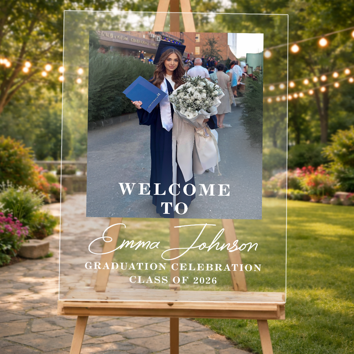 Graduation Acrylic - Personalized Acrylic Welcome Sign