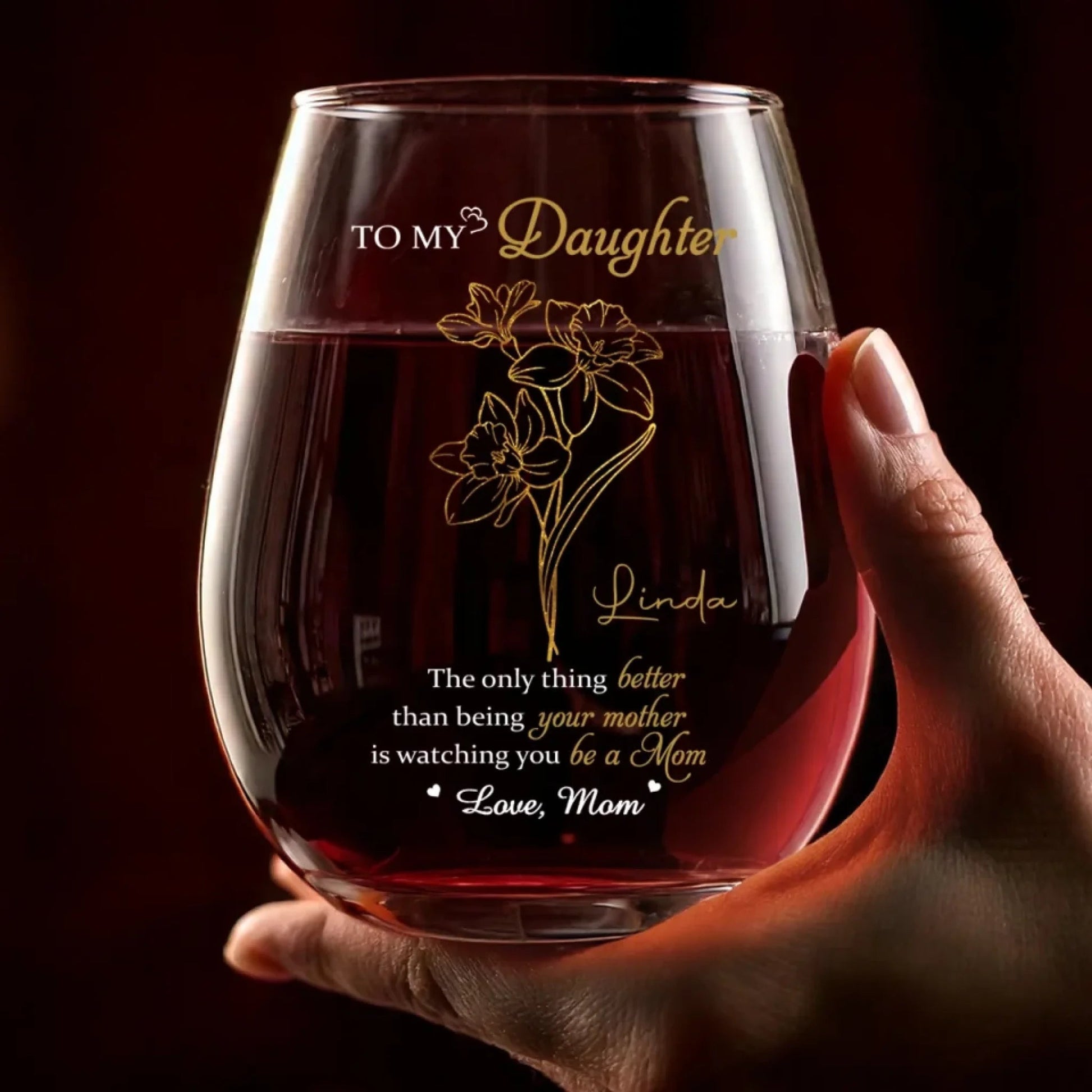 A Mother s Love, Endless And True - Personalized Wine Glass - Mother's Day, Gift For Daughter From Mom 3_b5441c7d-4047-4d81-98ab-4302738bac06.jpg