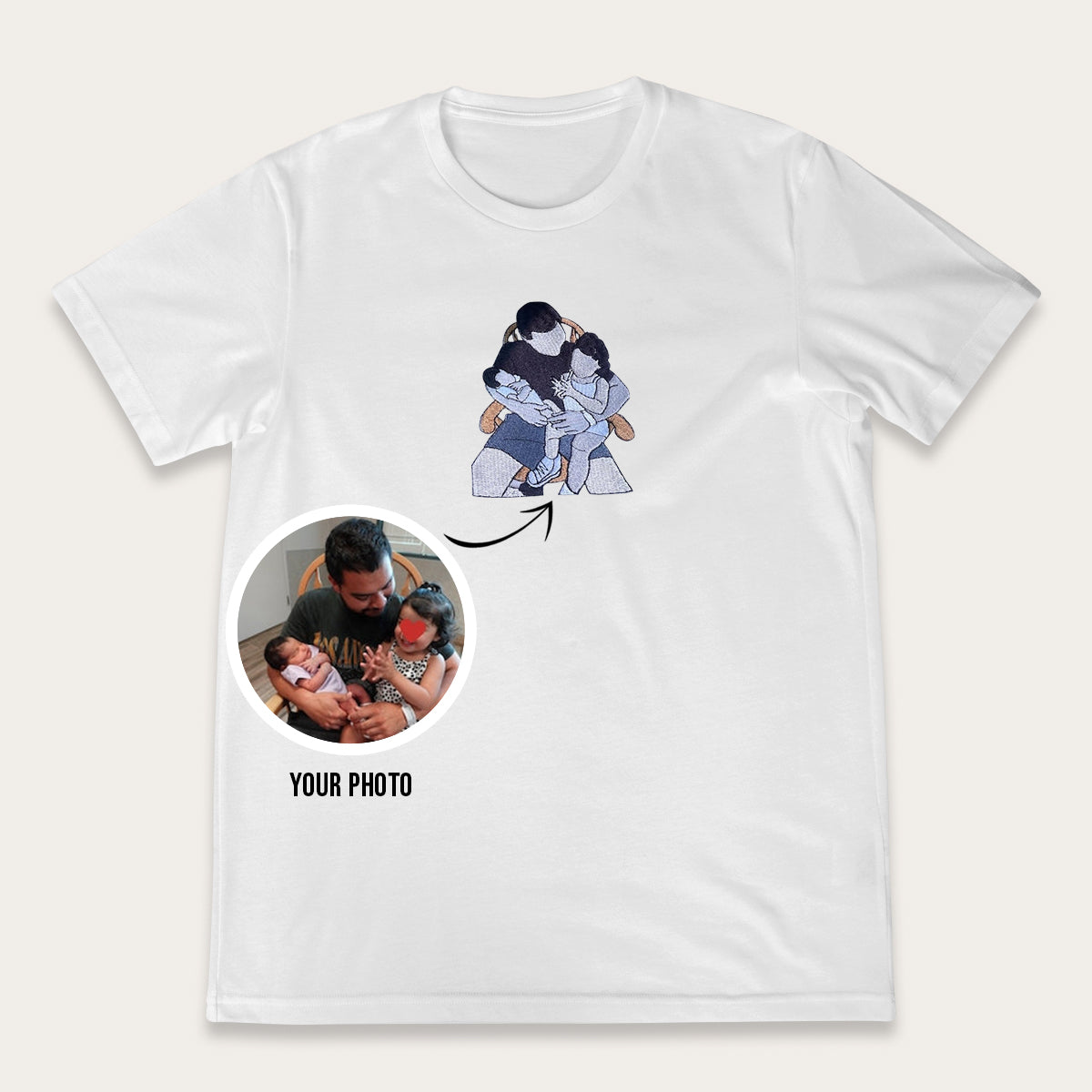 Custom Embroidered Family Portrait T-Shirt - Father's Day Gift - Personalized Dad T-Shirt - Embroidered Photo T-Shirt - Comfort Color Music T-Shirt 3_c5d4bd61-0c55-429d-ba19-ec101435487f.jpg?v=1742187996