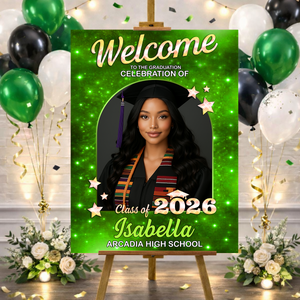 Class Of 2026 Star - Graduation Welcome Sign Party