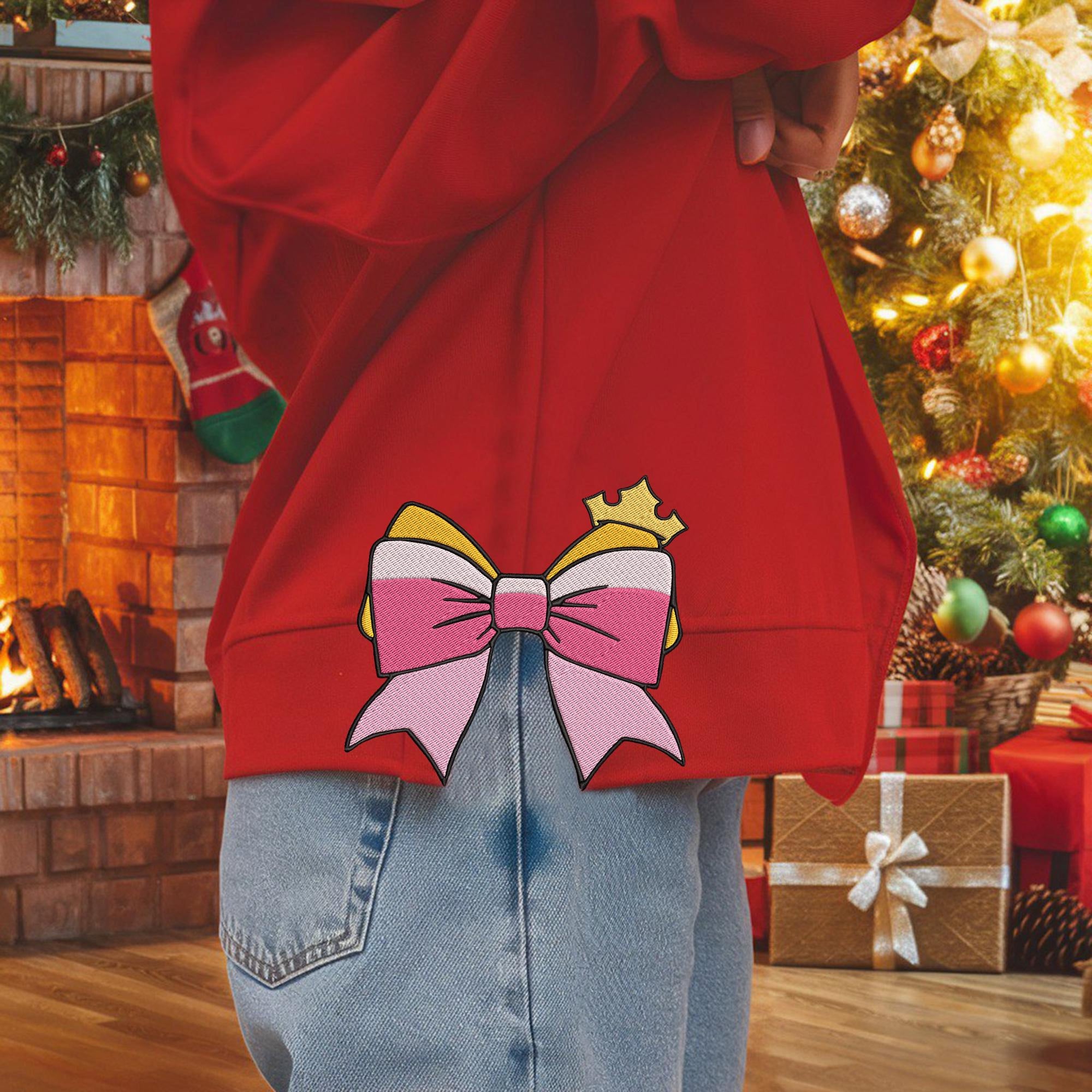 Princess Side Bow Sweatshirt Embroidery Design, Glitter Bow Christmas Embroidery, Holiday Bow Embroider 3_ce1caf1b-ae46-4cec-87c4-316461742515.jpg