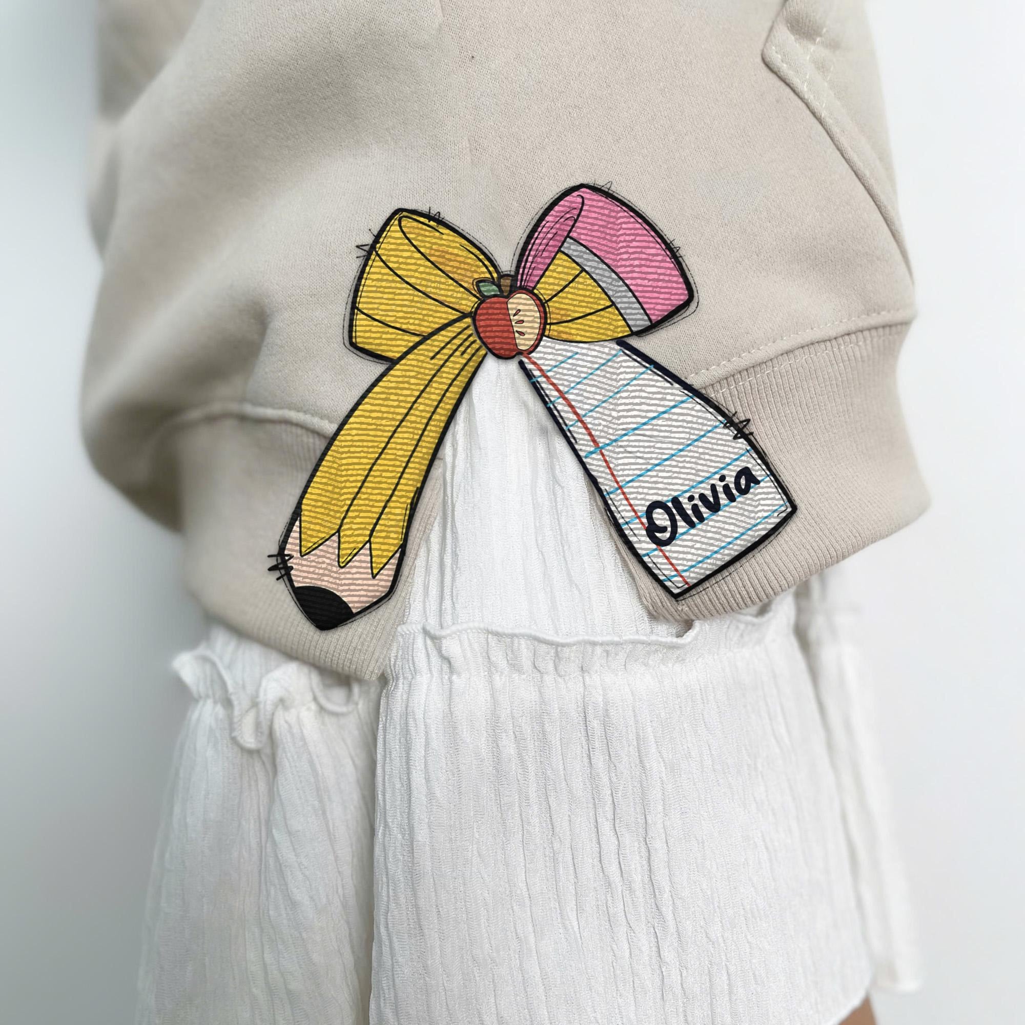 Custom Name Teacher Coquette Side Bows Cut-Out Sweatshirt, Plaid Christmas Embroidery Hoodie, School Coquette Bow, Pencil Side Bow Tshirt 3_d0a39ac2-3c01-4311-bbae-1fb0010ba216.jpg
