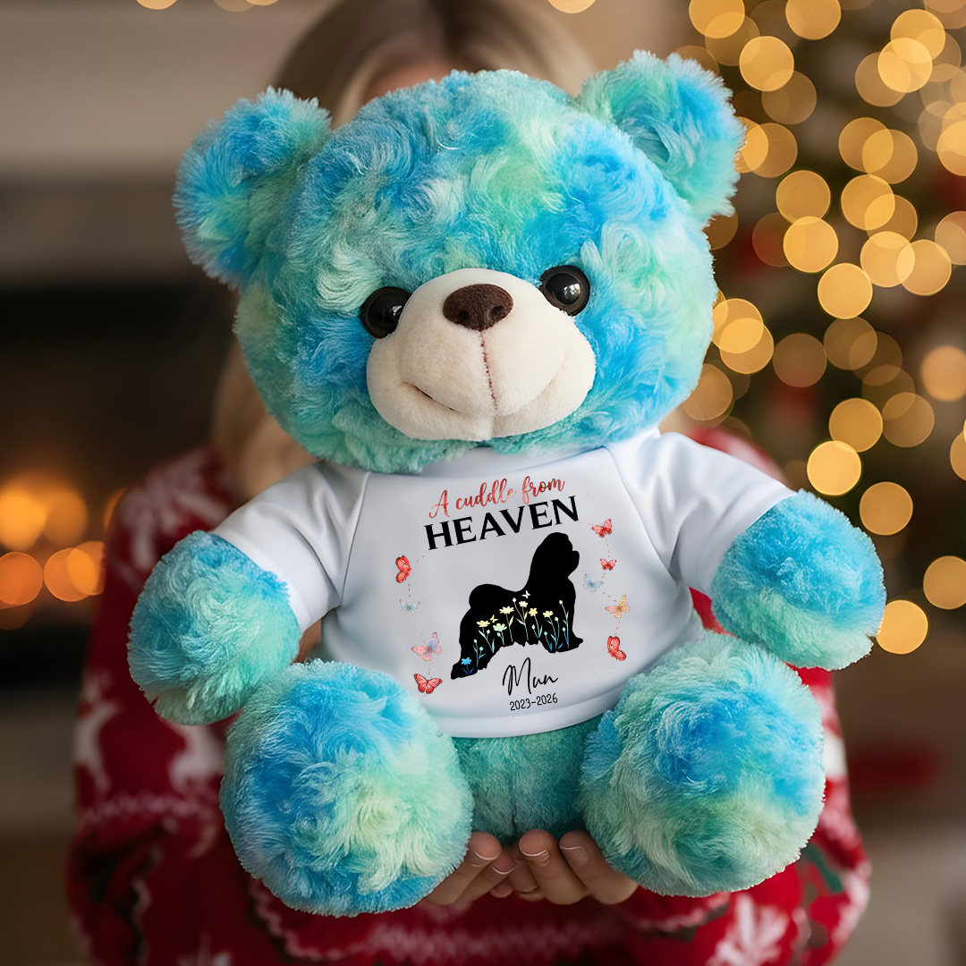 Dog Loss Forever Loved - Personalized Teddy Bear