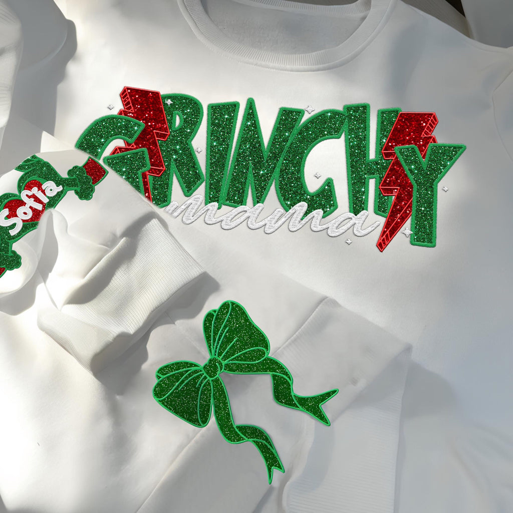 Custom Embroidered Christmas Mama Sweatshirt Christmas Bow Embellished Sweatshirt Side Bow Cut-Out Sweatshirt Christmas Xmas Gift For Women 3_e0d766b5-0543-45f1-8d25-32ea0c8843fc.jpg