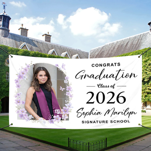 Minimalism Graduation Banner - Class of 2026 Banner
