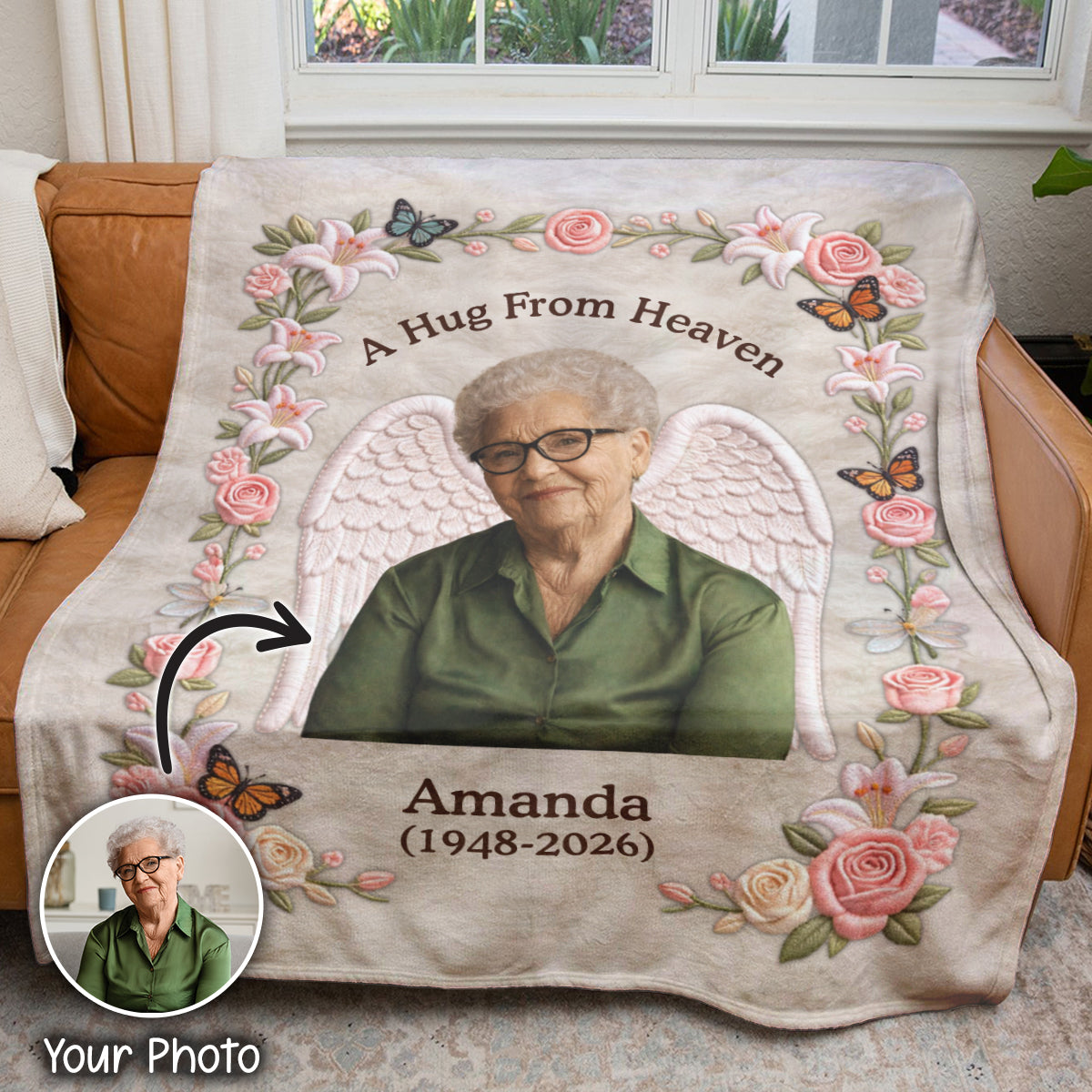 A Hug From Heaven - Memorial Blanket