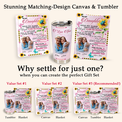 Personalised Photo Blanket - To My Daughter You Will Always Be My Baby Girl - Mom To Daughter, Personalized Gift For Daughter 3_e6d46e1a-e4d4-429e-a4fd-e036f25cace3.png