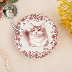 Custom Pet Chinoiserie Toile De Jouy Style - Personalized Jewelry Dish