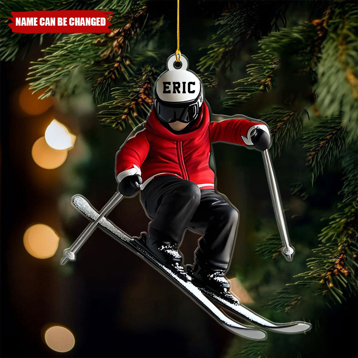 Skiing Fun Personalized Name Shaped Ornament, Gift Idea For Skiing Lovers 3_ec4adbef-ea18-4030-b88f-259b13874fe6.jpg