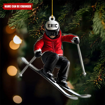 Skiing Fun Personalized Name Shaped Ornament, Gift Idea For Skiing Lovers 3_ec4adbef-ea18-4030-b88f-259b13874fe6.jpg