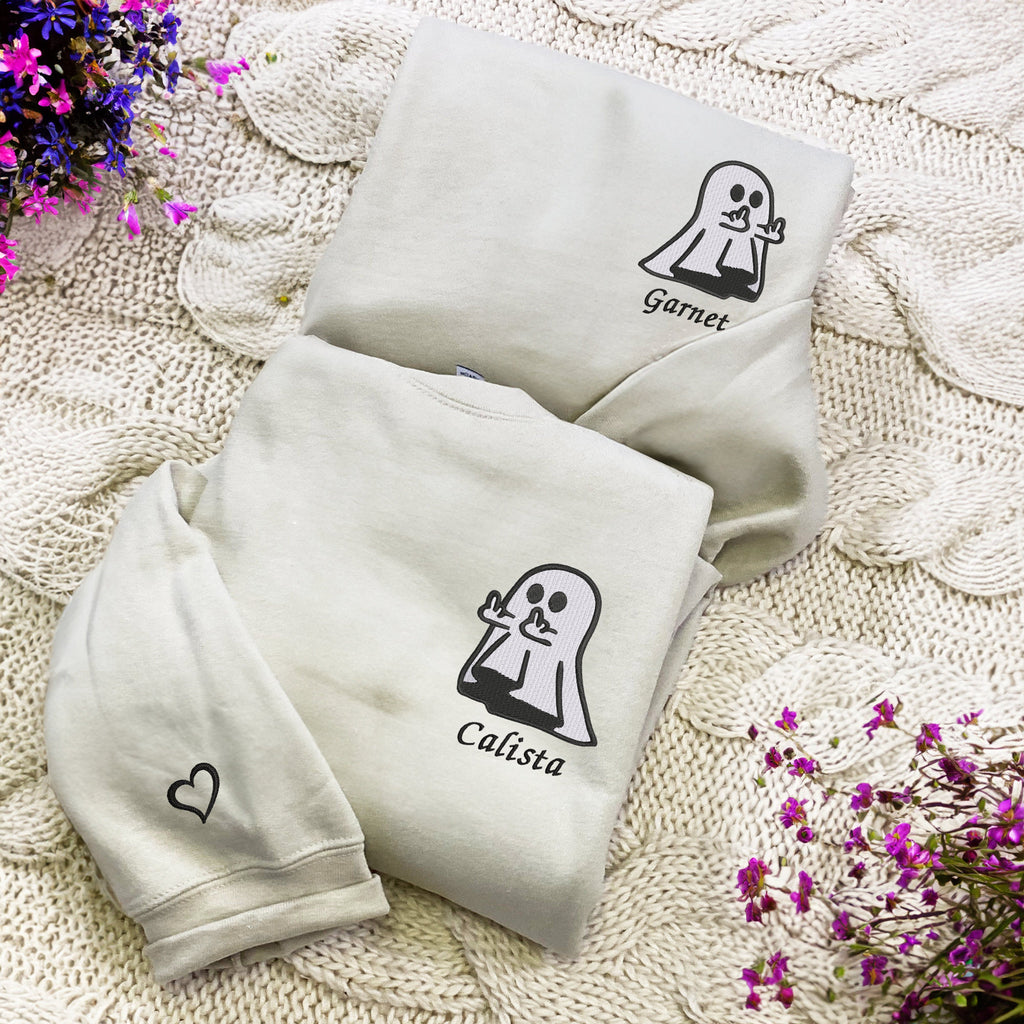 Embroidered Cute Ghost Sweatshirt, Ghost Sweatshirt, Matching Couple Hoodie 3_edce17b2-b3f6-4927-b7ec-78933e8ef194.jpg