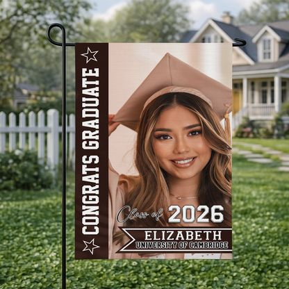 Class Of 2026 Flags - Graduation Flags - Perfect Gift for Graduates