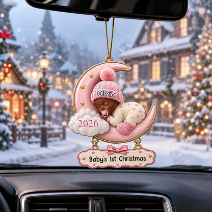Baby's 1st Christmas Acrylic Ornament - Custom Christmas Gifts