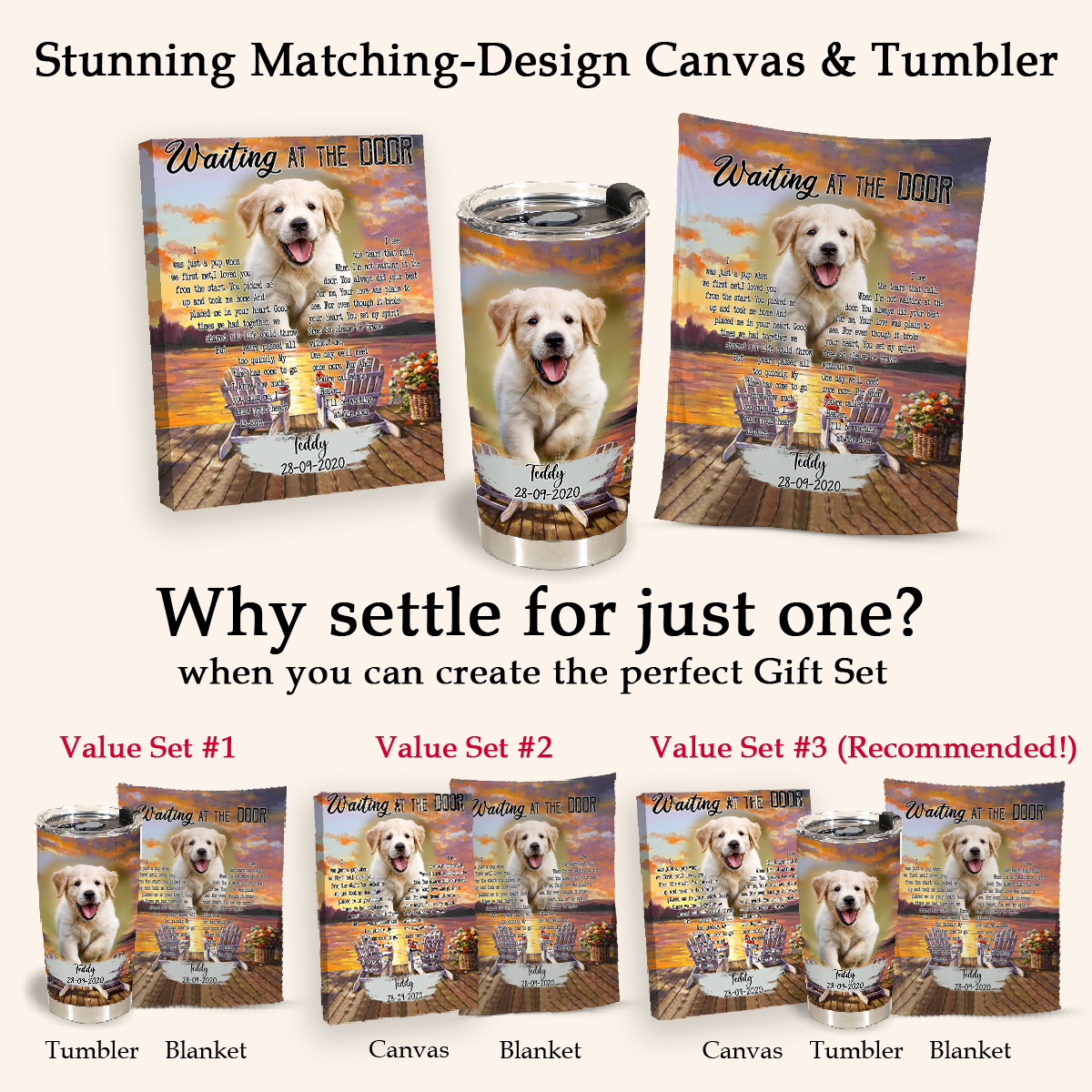 Personalized Dog Memorial Blanket - I Was Just A Pup When We First Met - Dog Memorial Gift For Him 3_f1feac75-fe58-41e1-99d4-9a2d89782494.png