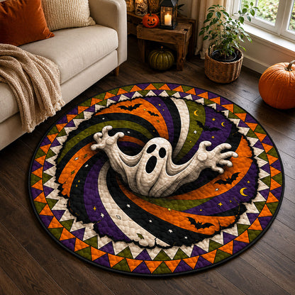 Halloween Pumpkin 3D Illusion Rug, 3D Halloween Vortex Rug