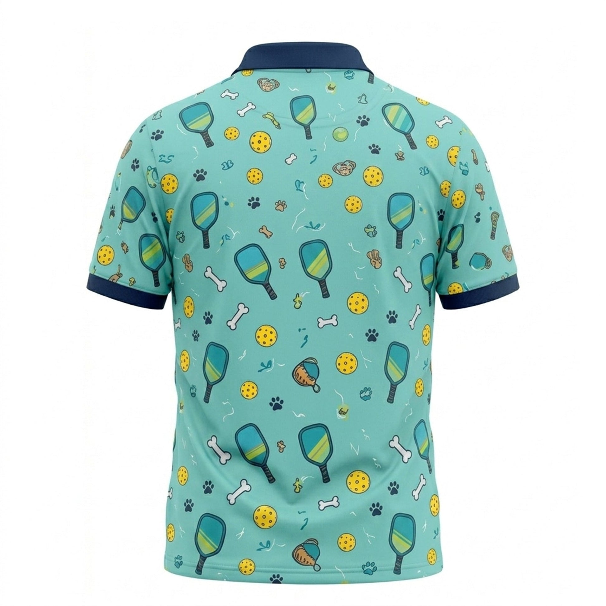 Pickleball Dad & His Best Buddy Polo Shirt for Men