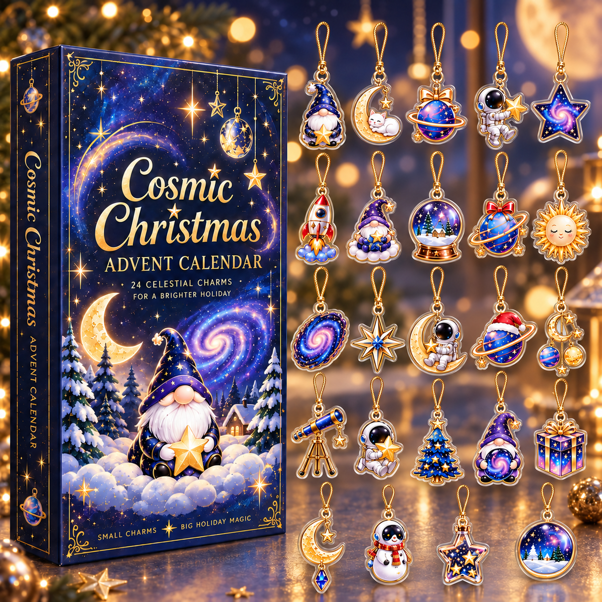 Cosmic Christmas Advent Calendar with 24 Acrylic Charms – Celestial Space Christmas Countdown Gift with Astronaut, Moon, Stars & Gnome Ornaments 3a681e54-d8ea-4f3b-9d86-8c0303b053fa-v3.png