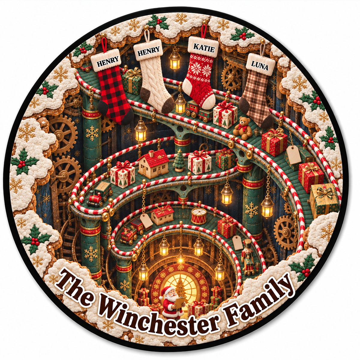 Our Christmas Story Christmas Cheer 3D Illusion Quilted Rug - Personalized Quilted Mat 3a6e6281-7400-42d6-9d6c-e2641b076e06-02d58475-a6bc-4583-9426-f124fb008e87.png