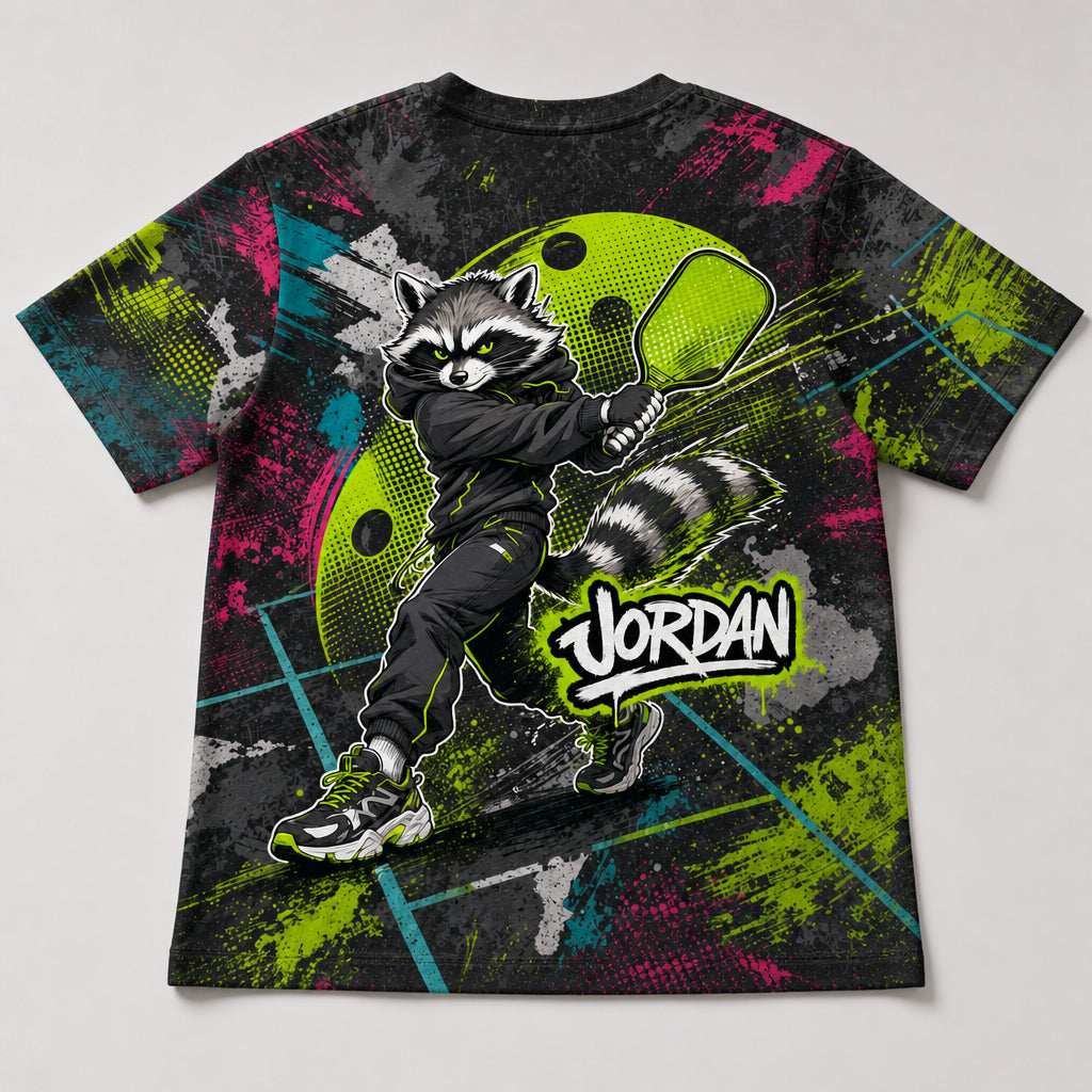 Graffiti Pickleball Team Tee — Custom Name & Team - Personalized T-Shirt - All over printed 3a7afb73-518b-47a6-acf3-d986e625b102.jpg