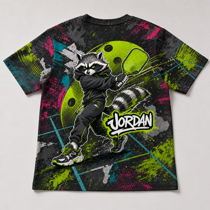 Graffiti Pickleball Team Tee — Custom Name & Team - Personalized T-Shirt - All over printed 3a7afb73-518b-47a6-acf3-d986e625b102.jpg