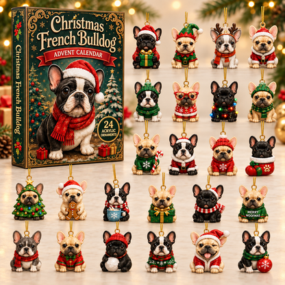 Christmas French Bulldog Advent Calendar 2026 - 24-Day Festive Countdown, Acrylic Charms Blind Box - Gift For Dog Lovers 3aece2f8-578a-4677-9e60-8be4f515947b-french-box-charms.png