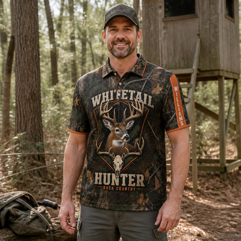 Whitetail Hunter Camo Crest AOP Polo - Personalized Polo shirt - All over printed 3af7161d-fbac-4b40-b35a-1f625e33879e.jpg